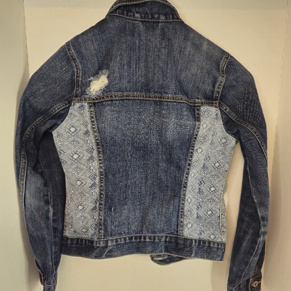 Abercrombie Kids Girl's Junior"s Blue Denim Jean Jacket Sz XL (16) - Picture 8 of 14
